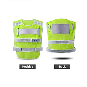 Oem Odm Ruiniu Sports Reflective Vest Security High Visibility Working Sport Safety Reflective Vest With Light