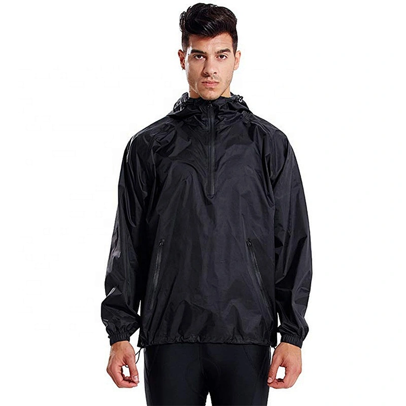 Oem Dom Quarter Zip Windbreaker Men'S Casual Outdoor Sports Waterproof Cycling Jackets