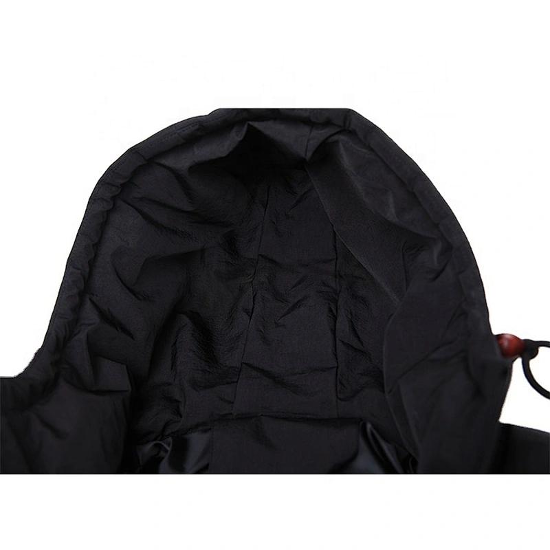 OEM ODM Professional Design Medium Long Trench Custom Black Men Windbreaker
