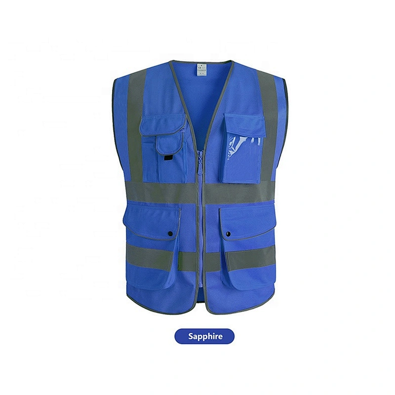 Oem Odm Safety Reflective Vest Short Custom High Visibility Safety Reflective Vest From Ruiniu Factory