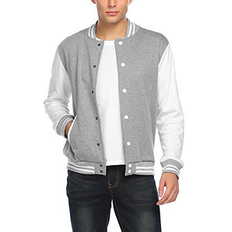 OEM ODM Cheap Baseball Jackets Men Custom Red Varsity Bomber Jacket