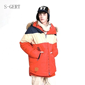 Ruiniu Red Men Outdoor Profession Snow Ski Jacket from Foshan