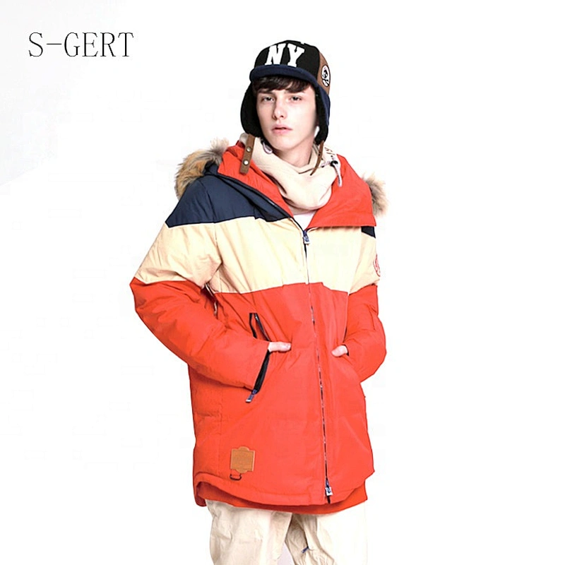 Ruiniu Red Men Outdoor Profession Snow Ski Jacket from Foshan