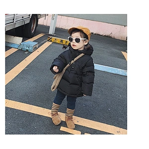 Hoodie Pullover Down Jacket Manufactures Winter Wear Children Clothes Girls