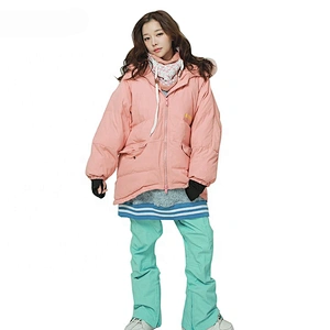 OEM ODM Pink New Design Youth Custom Waterproof Snowsuit Women Snow Suit