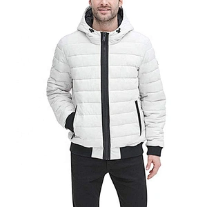 Oem Odm White Puffer Jacket Duck Down Filled Custom Down Jacket