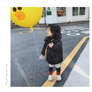 Waterproof Raincoat Girls Heated Warm Down Jacket Children Clothes Wholesale