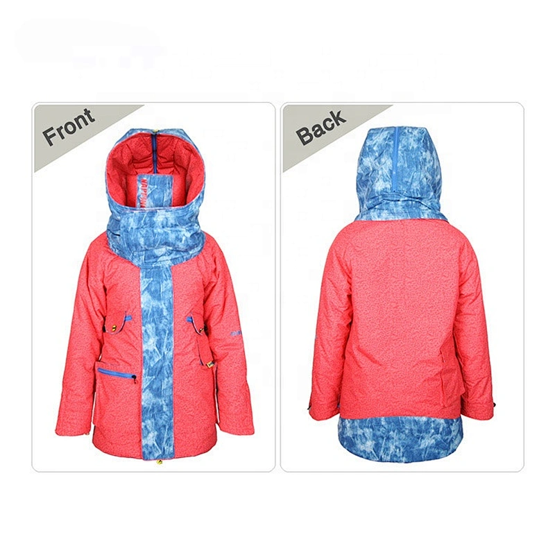 OEM ODM Breathable Waterproof Down Boy Snow Suit Snowboarding Jackets Waterproof
