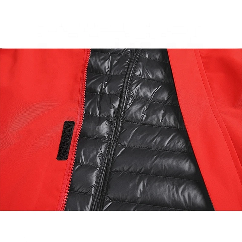 Oem Odm Custom 3 In 1 Outdoor Sport Rain Jacket Casaca Hipermeable Snow Jacket Men Waterproof Ski With Hood