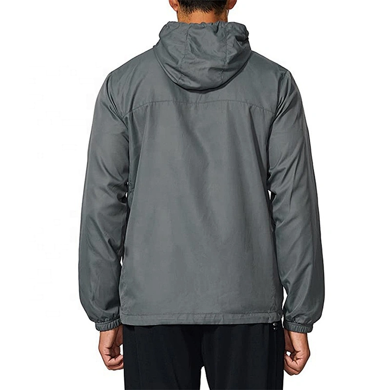 Oem Dom Hooded Blank Windbreaker Rain Jacket Waterproof Hombre Casaca Impermeable From Ruiniu Manufacturer