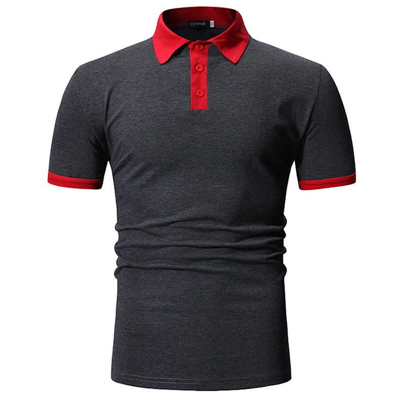 Oem Odm Brand Office Round Neck Polo Shirt Black Dryfit Man Polo T-Shirt From Ruiniu Manufacturer