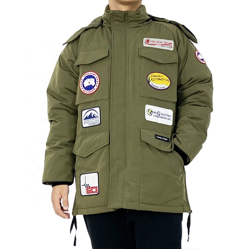 Oem Odm Custom Casacas De Pluma De Hombre Outerwear Branded Mens Puffer Coat From Ruiniu Factory