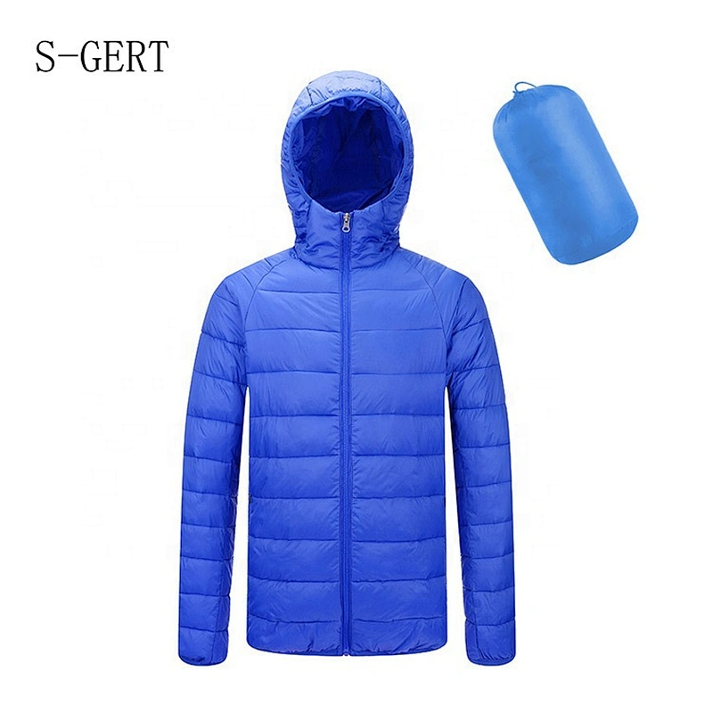 Oem Odm Custom Winter Ultra Light Coat Casaca Invierno Mens Down Puffer Jacket From Ruiniu Factory