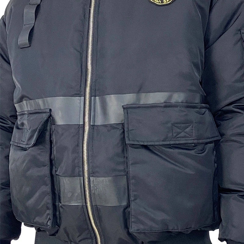 Oem Odm Custom Black Outerwear Cropped Cocat Winter Duck Down Jacket Puffer Jacket Men From Ruiniu Manufacturer