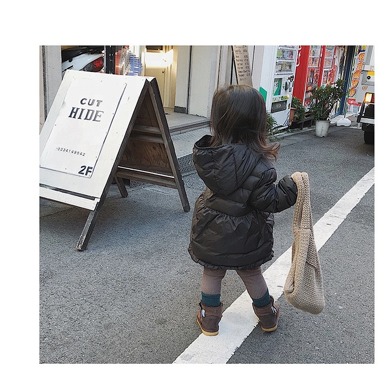 Stock Cheap Winter Kids Girl Down Jacket Coat Dress Children'S Boutique Clothes