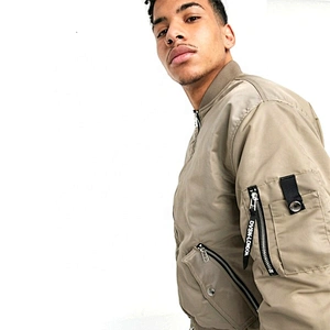 2019 OEM ODM Summer Autumn Pilot Jacket Custom Youth Flight Stylish Fashion Men's Bomber Jacket