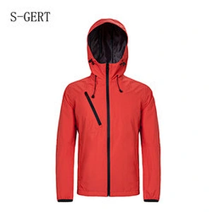 OEM ODM Thin Sport Running Hood 5000Mm Hiking Waterproof Pullover Custom Windbreaker Jacket