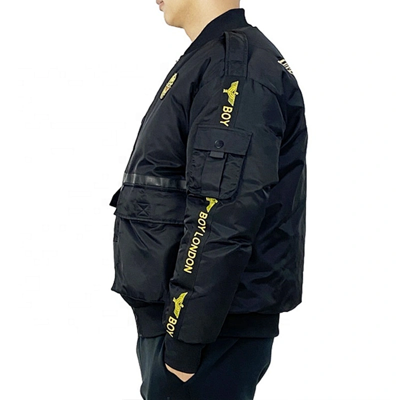 Oem Odm Custom Black Outerwear Cropped Cocat Winter Duck Down Jacket Puffer Jacket Men From Ruiniu Manufacturer