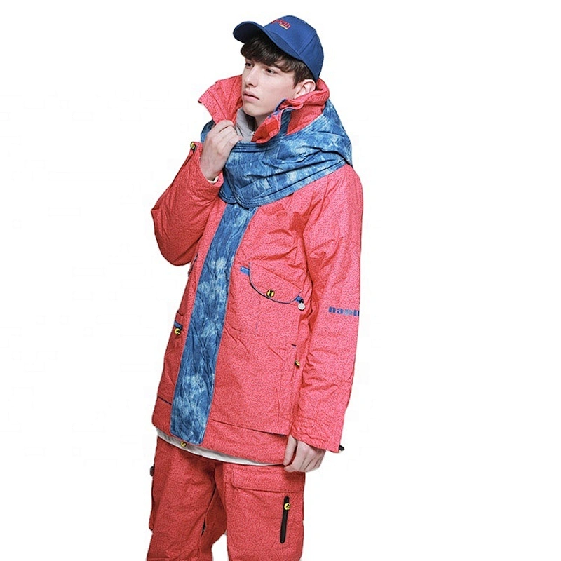 OEM ODM Breathable Waterproof Down Boy Snow Suit Snowboarding Jackets Waterproof