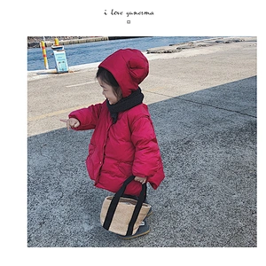 Cute Stock Winter Warm Child Clothes Down Jacket Kids Girl For Children