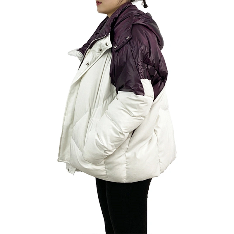 Oem Odm Custom Casacas De Invierno Para Nonas Puffy Down Jacket Winter Women Short Puffer Jacket From Ruiniu Factory