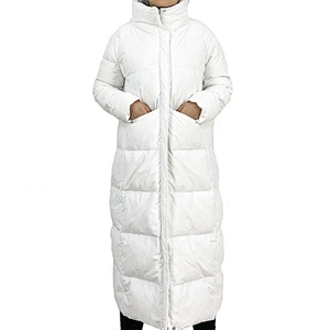 Oem Odm White Plus Size Outerwear Women Hooded Duck Down Winter Jacket From Ruiniu Factory