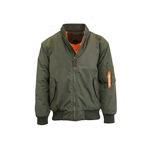 OEM ODM 2020 Custom Logo Blue Men Workwear Bomber Jacket
