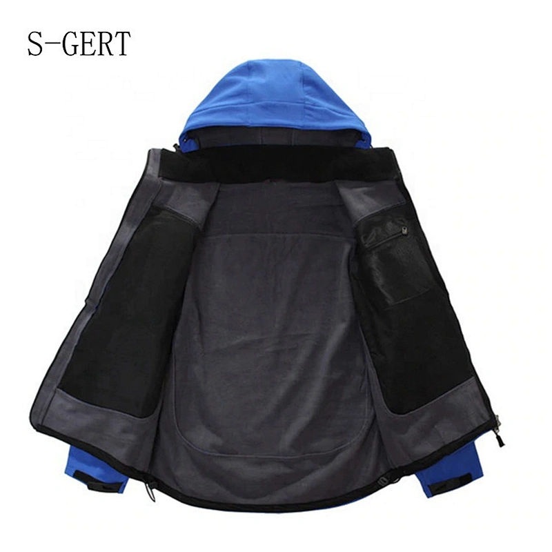 Blue Waterproof Breathable Cycling Windbreaker  Men