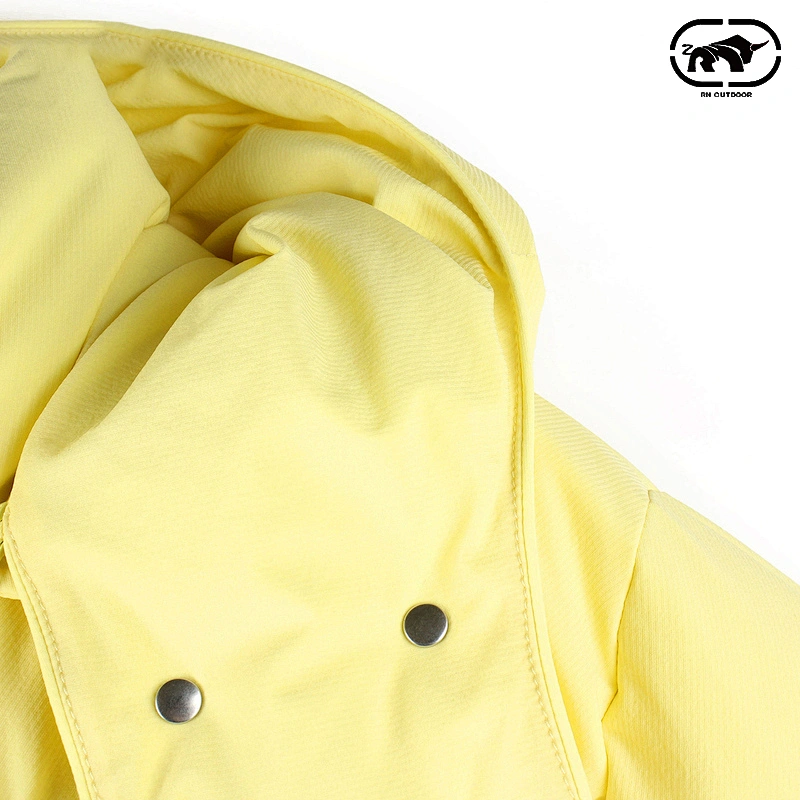 2020RUINIU Autumn and winter new women's wear 90% white duck down thickened loose-fitting hat short down jacket