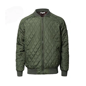 Oem Fashion Odm Custom Mens Green Bomber Jacket