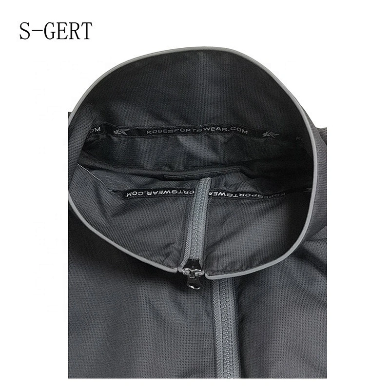 OEM ODM Blank Black Mens Custom Windbreaker Jacket