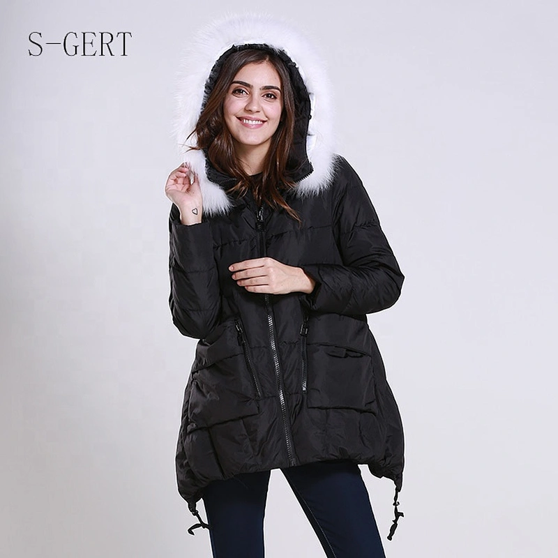 Custom padded winter Women Down Jackets Hiking