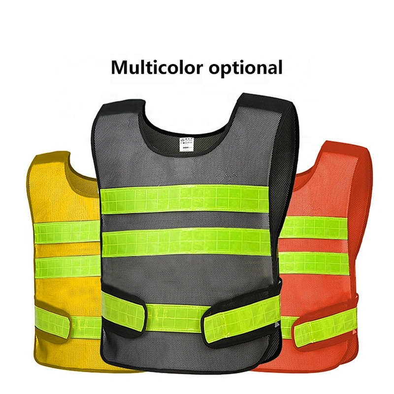 Oem Odm Wholesale High Reflective Vest Construction Work Safety Running Reflective Vest From Ruiniu Factory