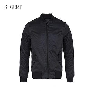 Custom Winter Plain Cotton Men Bomber Jacket