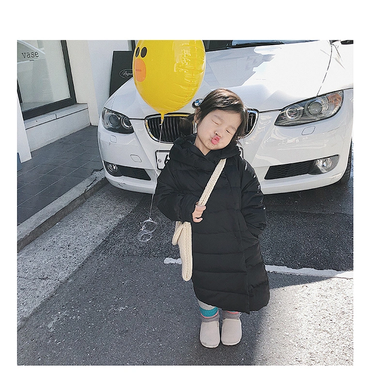 Long Thick Hooded Cute Girls Kids Girl Down Jacket Winter Clothes For Children