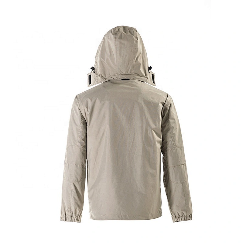 OEM/ODM Light Jacket Outdoor Waterproof White Windbreaker Hoodie Jacket For Winter