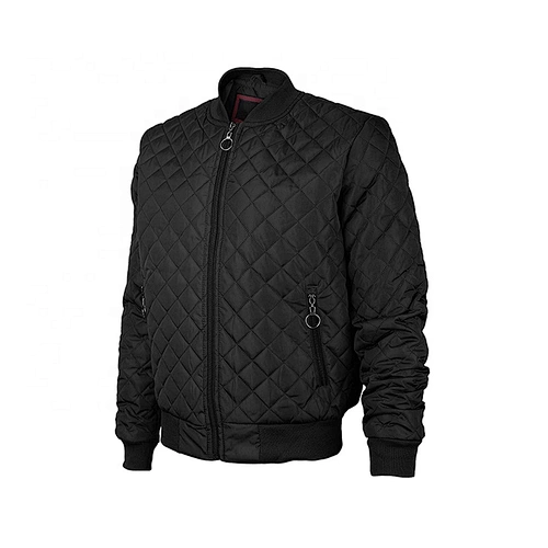 Oem Odm Thick Custom Black Men Plain Bomber Jacket