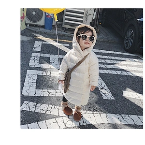 Long Thick Hooded Cute Girls Kids Girl Down Jacket Winter Clothes For Children