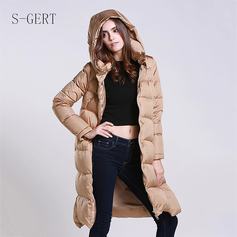 Winter Outdoor Waterproof Down Hoodi Women Jacket Parka