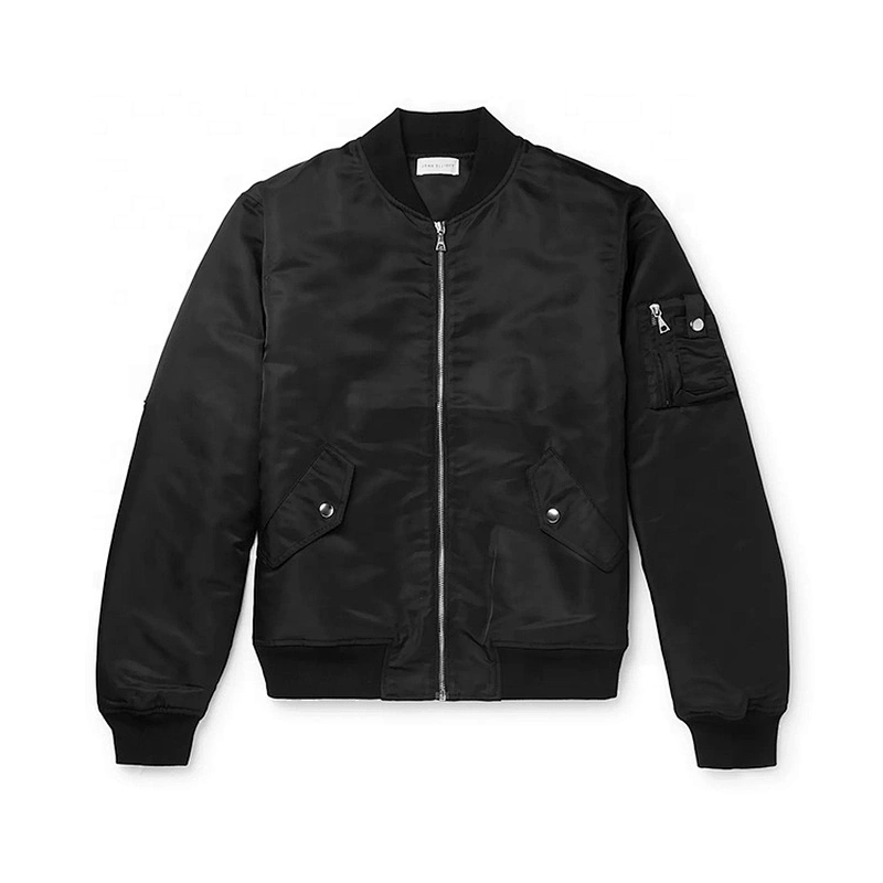 Oem Odm Oversize Windbreaker Black Bomber Jacket Para Hombre Casacas Piloto From Ruiniu Manufacturer