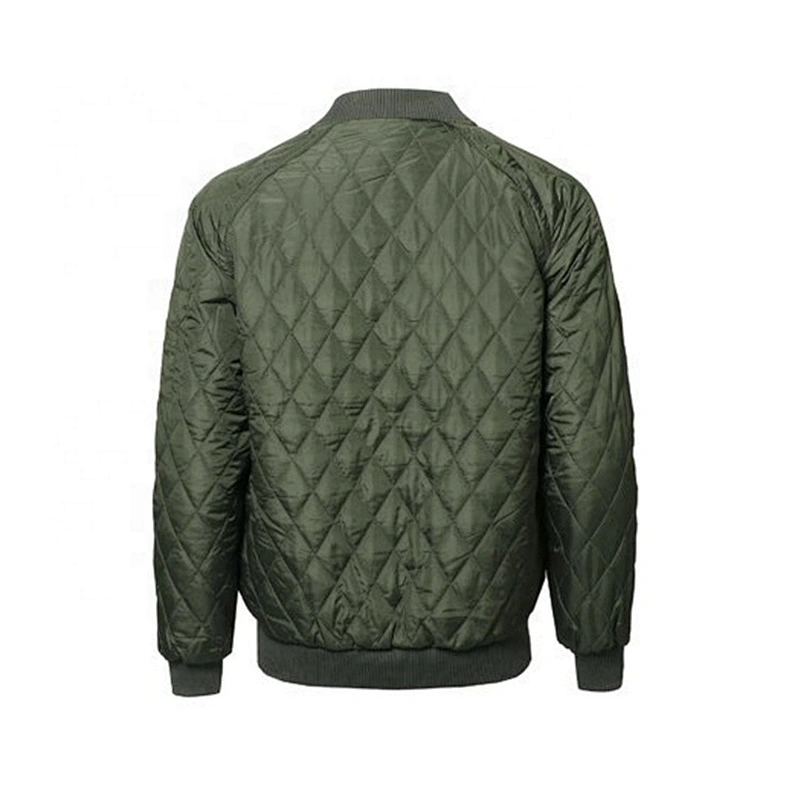 Oem Fashion Odm Custom Mens Green Bomber Jacket