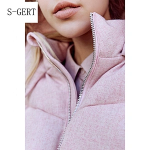 China Clothing Manufacturer OEM Customized Logo Winter Long Ladies Women Down Jacket