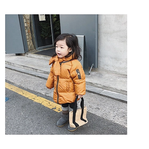 Waterproof Raincoat Girls Heated Warm Down Jacket Children Clothes Wholesale
