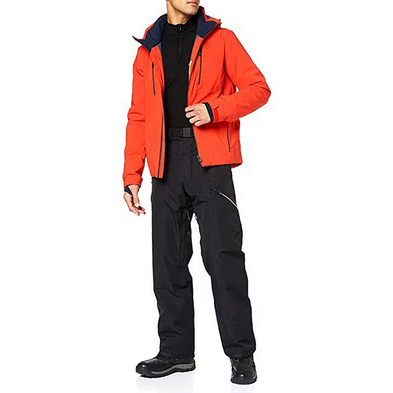 Oem Odm  Snowboard Jacket Custom Winter Orange Mens Outerwear Ski Jacket