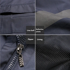 Oem Odm Color Reflective Jacket Running Police Fasion Light Reflective Jacket From Ruiniu Manufacturer