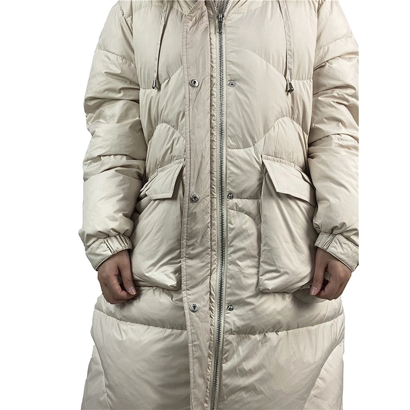 Oem Odm Ruiniu Casacas Parkas Para Mujer Custom Down Jacket Winter Women Puffy Jacket With Hood