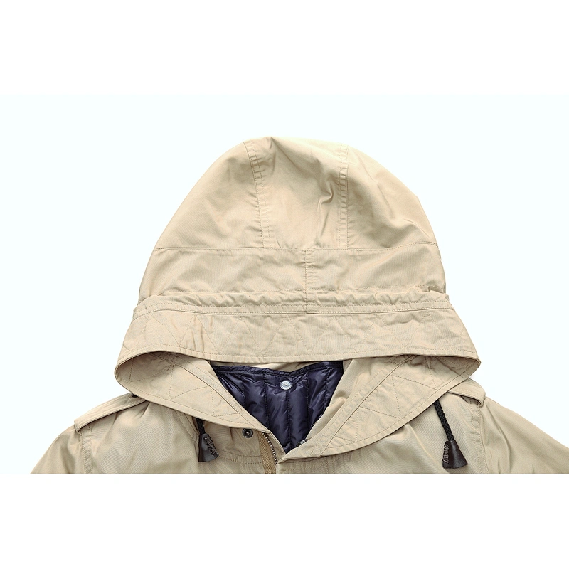 OEM ODM Two Pieces Removable Hoodie Windbreaker Jacket Custom Mens Windbreaker From Ruiniu Factory
