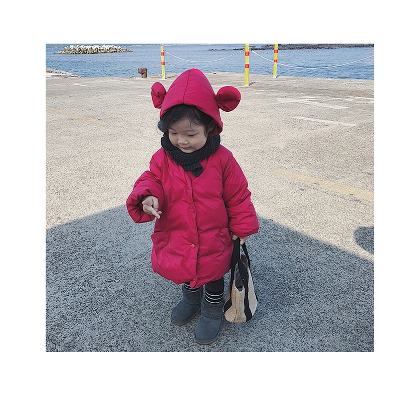 Cute Stock Winter Warm Child Clothes Down Jacket Kids Girl For Children