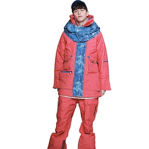 OEM ODM Breathable Waterproof Down Boy Snow Suit Snowboarding Jackets Waterproof