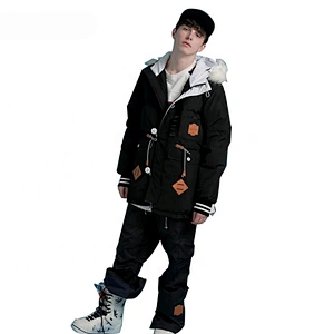 OEM ODM Designer Boy Man Down Snow Ski Waterproof Jacket Men Snowsuit Adult
